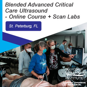 Blended Advanced Critical Care Ultrasound